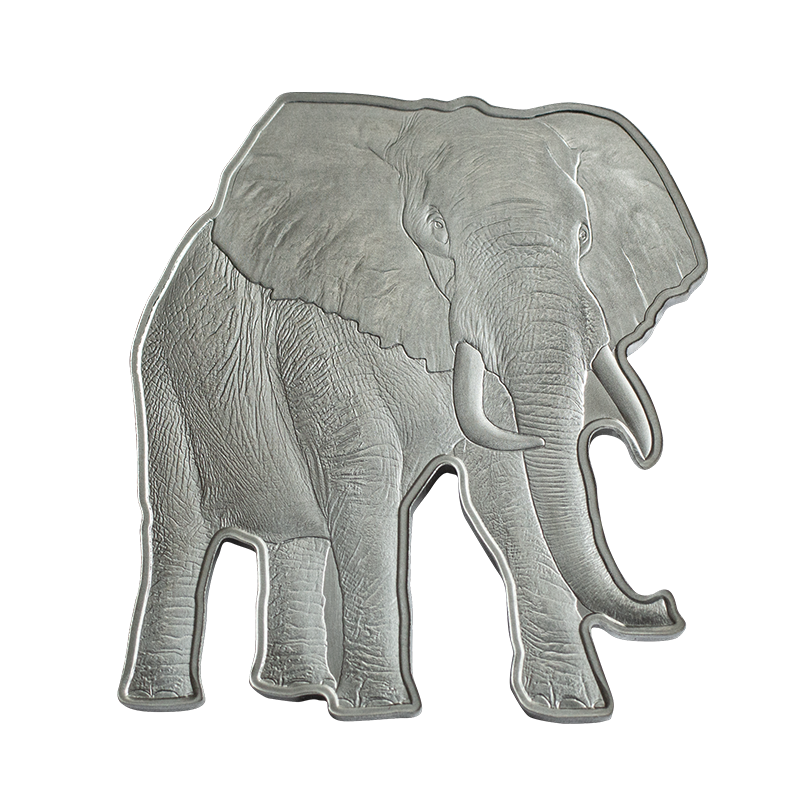 Image for 1 oz African Elephant Silver Coin- Animals of Africa (2021) from TD Precious Metals